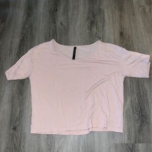 Silver Jeans - Pink Crop Tee